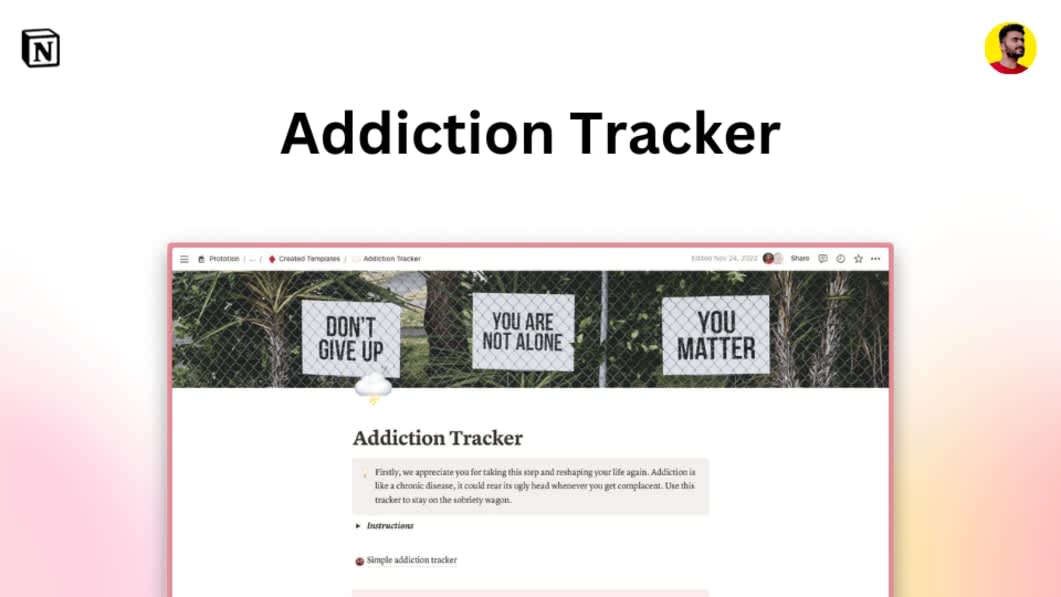 Addiction Tracker