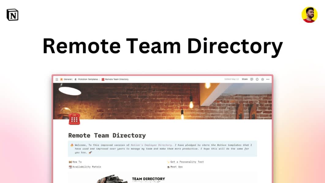 Remote Team Directory