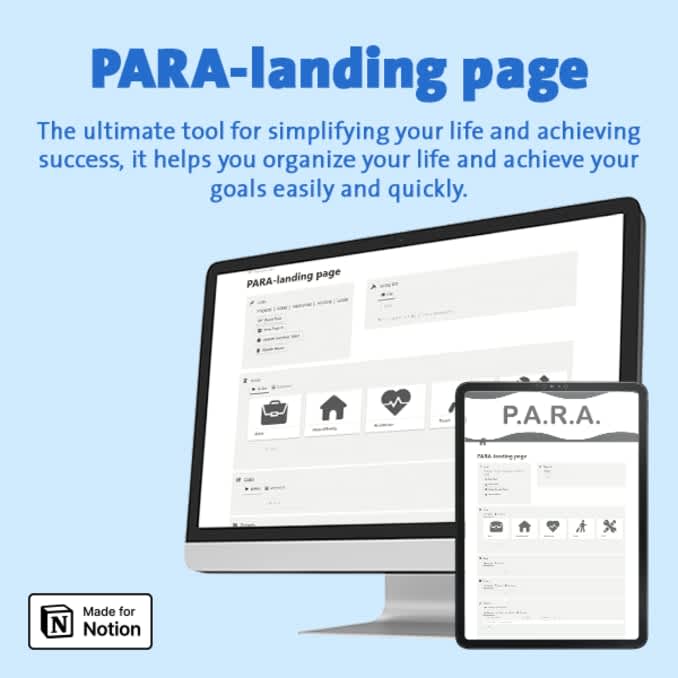 PARA Landing page