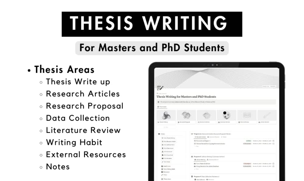 Thesis Writing for Masters and PhD Students