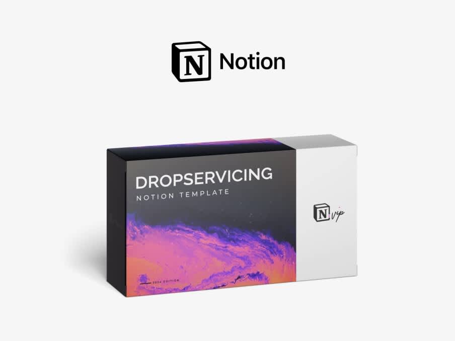 Notion Dropservicing Dashboard