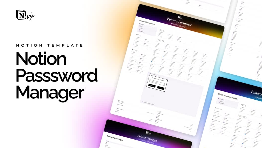 Notion Password Manager