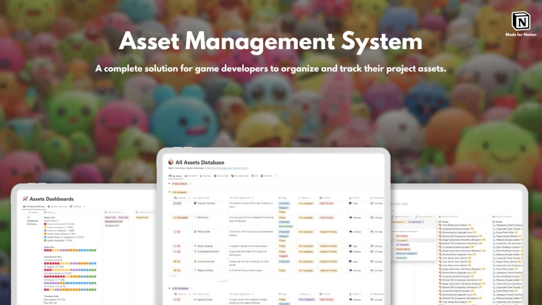 Asset Management System for Game Development
