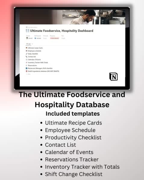 Ultimate Food Hospitality Database 