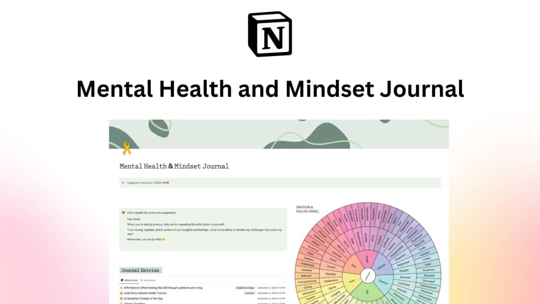 Mental Health and Mindset Journal