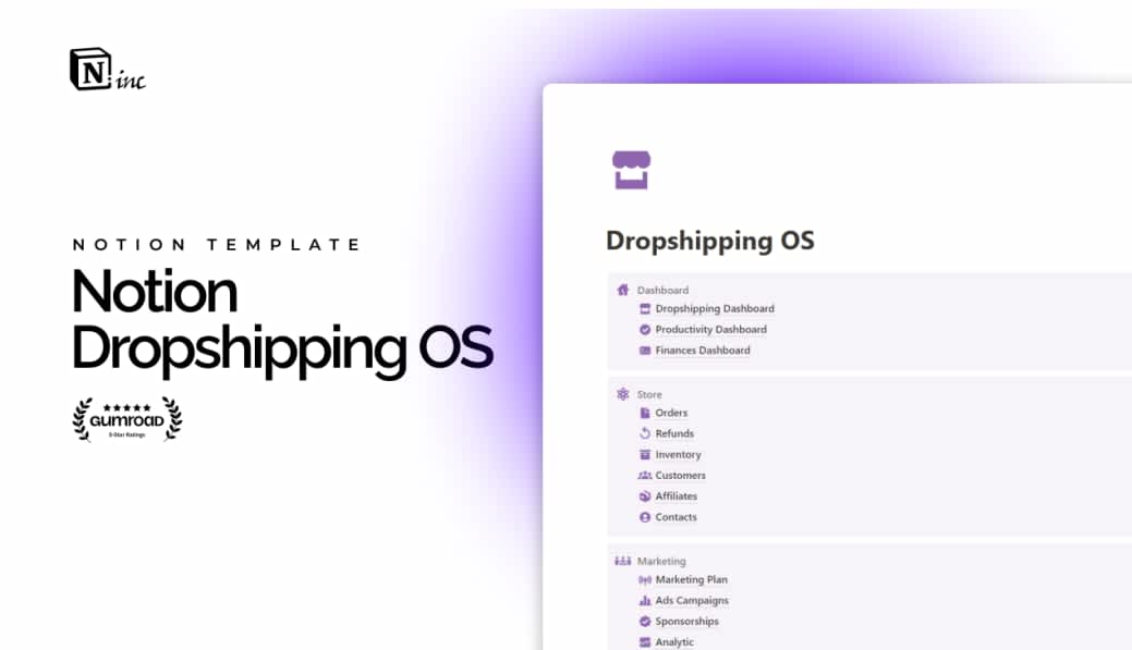 Notion Dropshipping OS