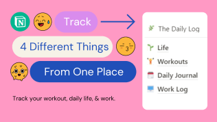 The Daily Log Template | Free Notion Template | Prototion