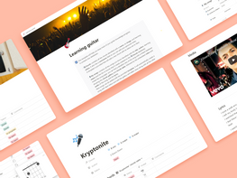 Notion template to organize your chords 🎸and learning guitar
