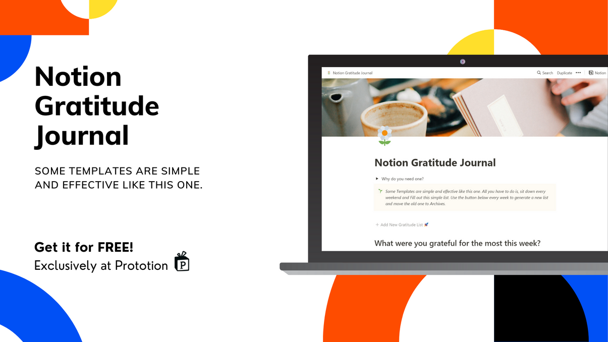Free Notion Template | Prototion