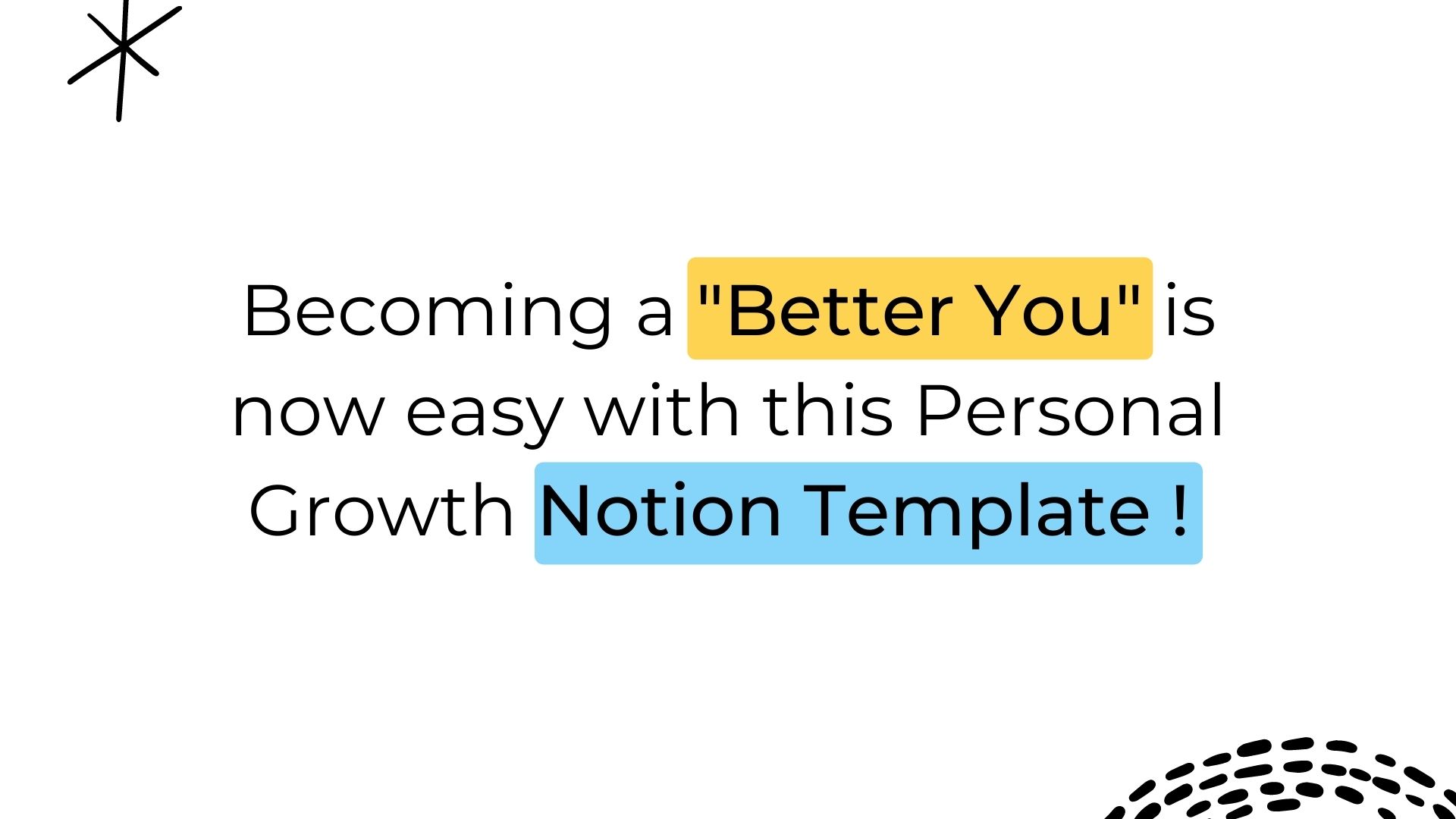 Galeria de modelos do Notion — Personal growth plan