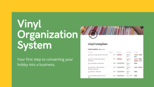 Vinyl Organization | Free Notion Template | Prototion