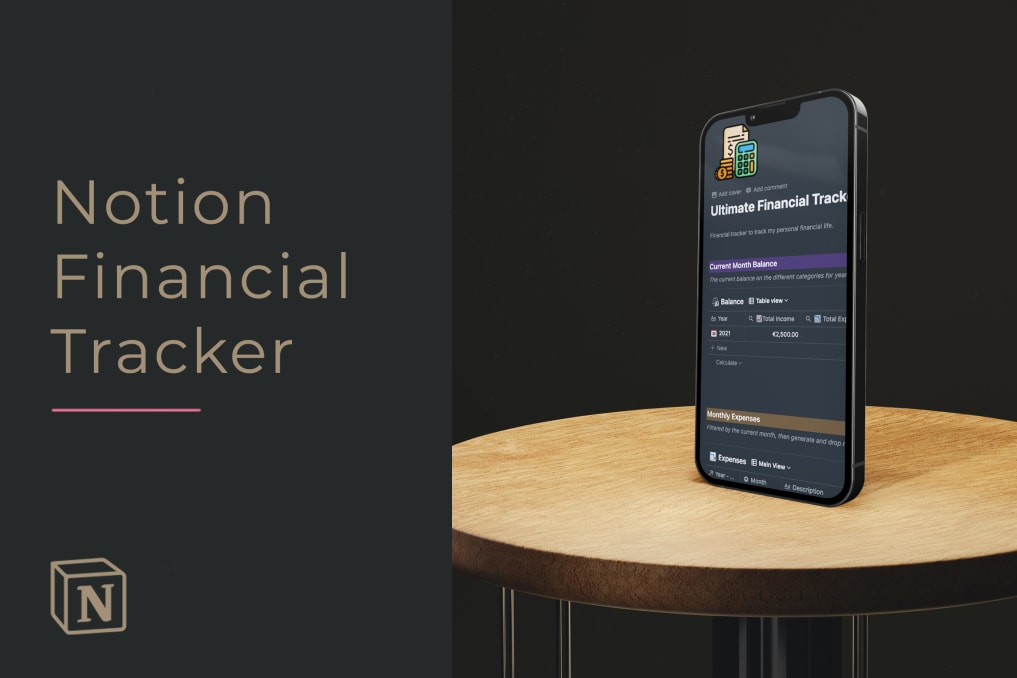 Ultimate Finance Tracker | Notion Templates | Prototion
