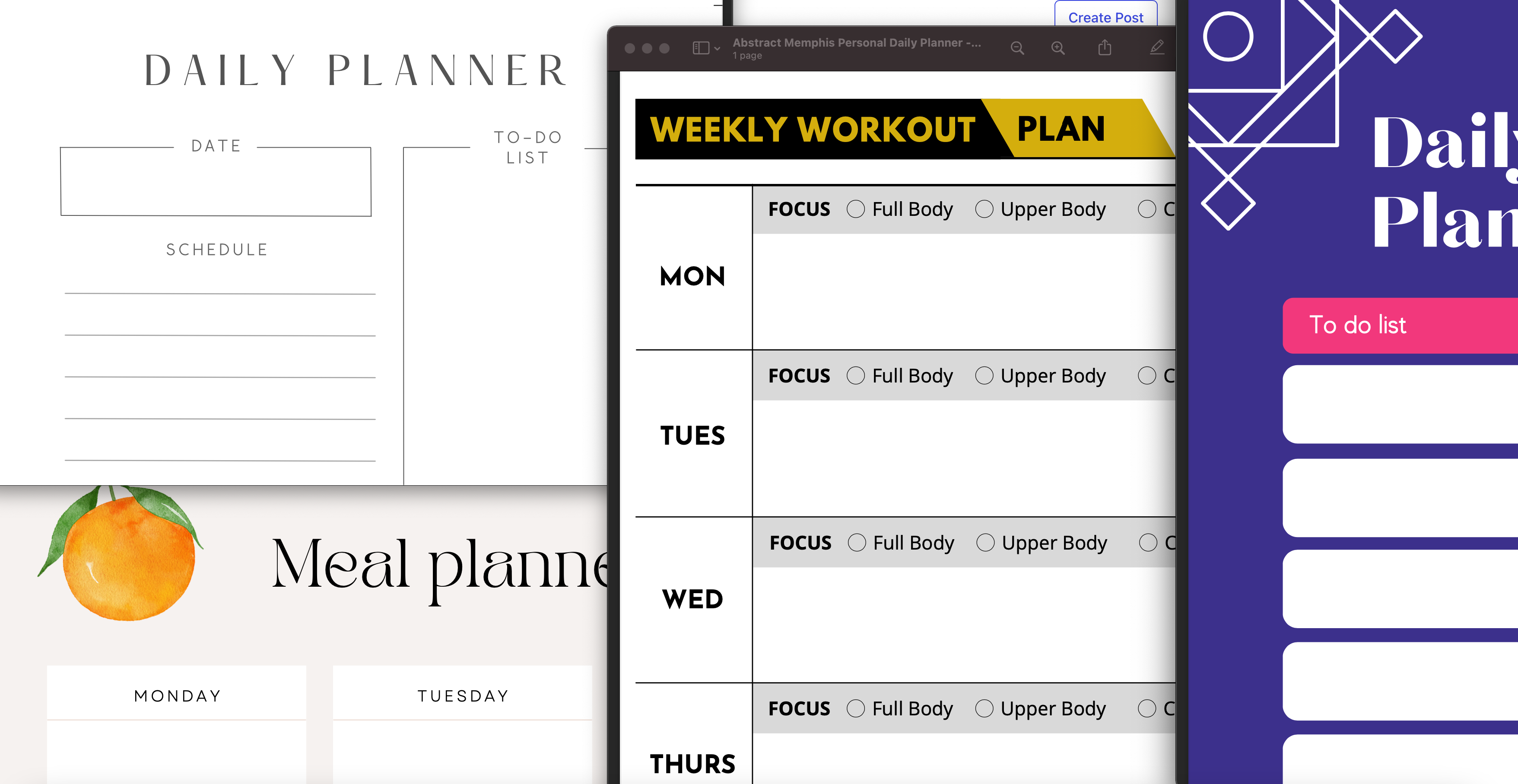 Resolution Board with planners<br>