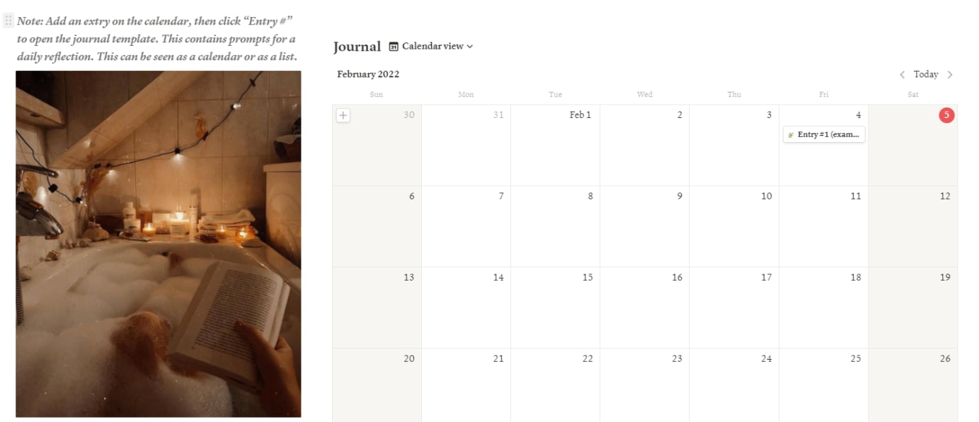 Self care dashboard 2