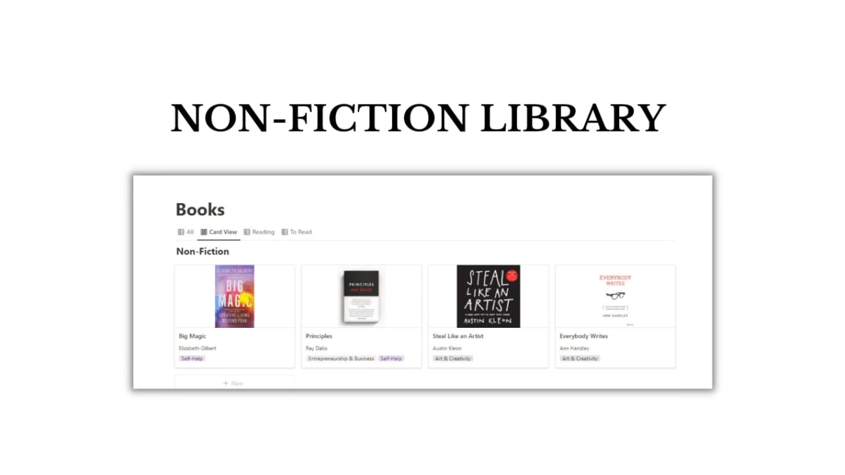 Notion Library Prototion Buy Notion Template