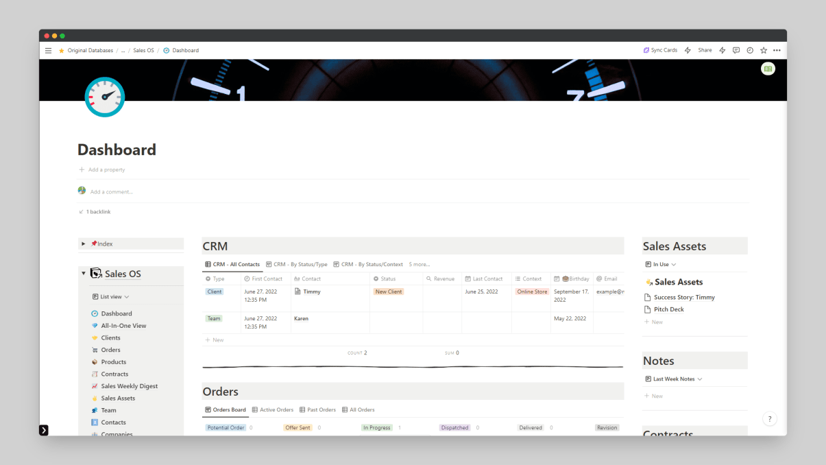 Sales OS | Prototion | Buy Notion Template