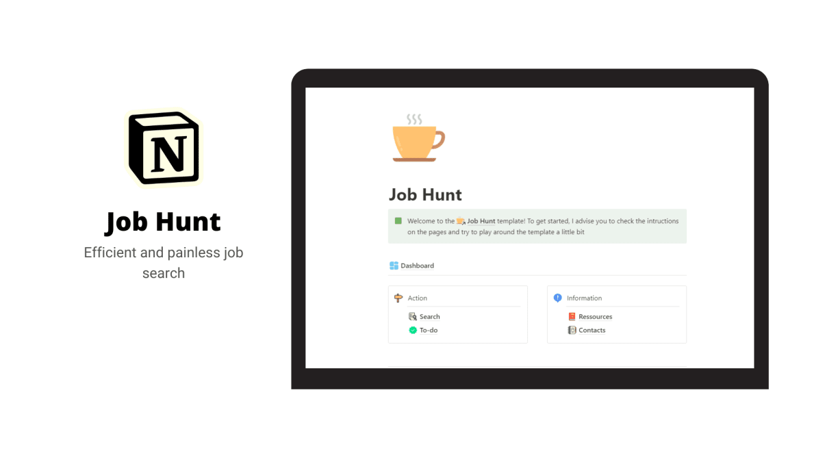 Notion Job Hunt | Prototion | Buy Notion Template