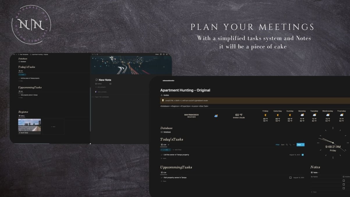 Apartment Hunting | Free Notion Template