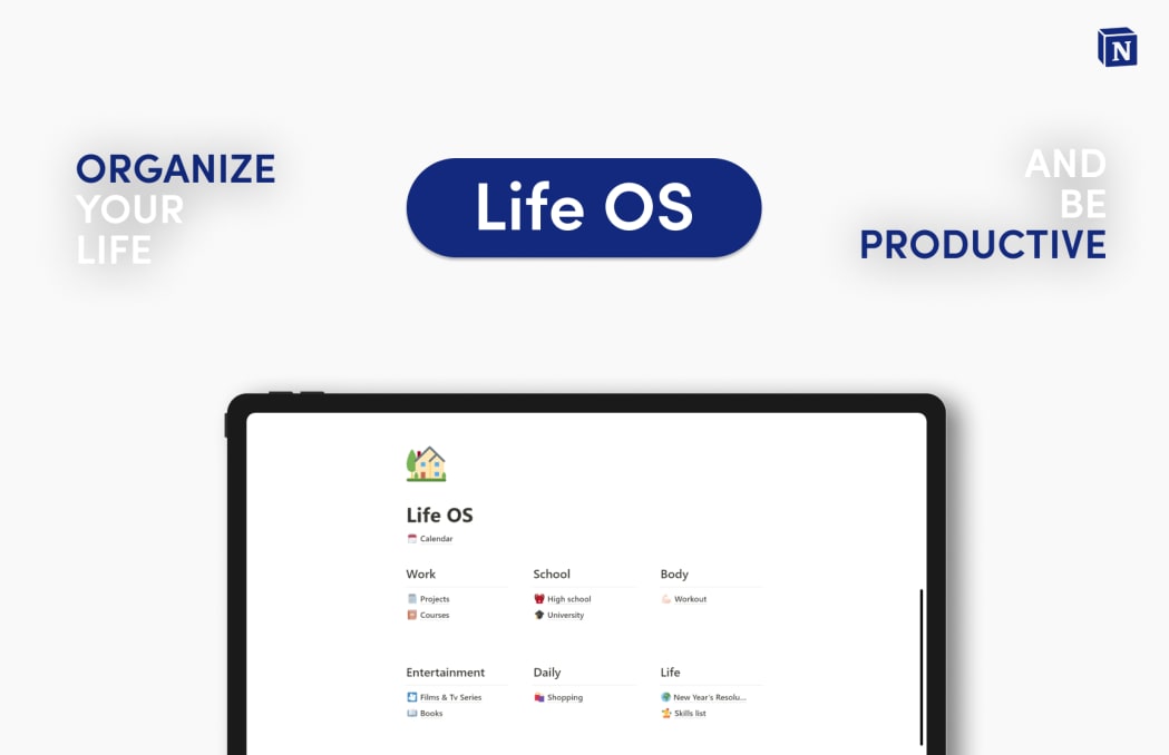 Life OS | Prototion | Buy Notion Template