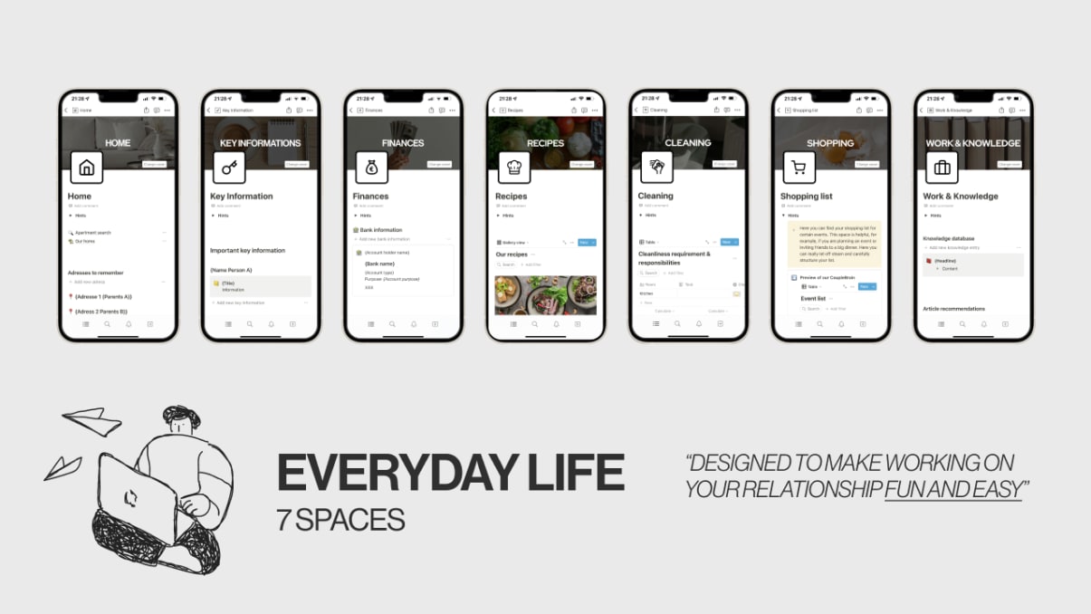 Improve your relationship | Prototion | Buy Notion template