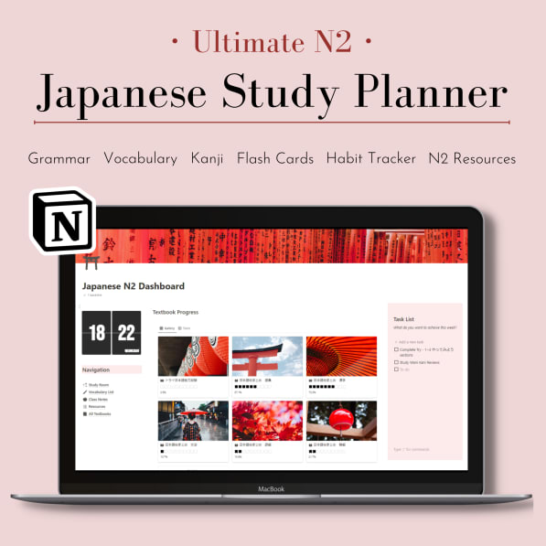 Notion Template: Ultimate N2 Study Planner Prototion Notion Template: Ultimate N2 Study Planner Prototion