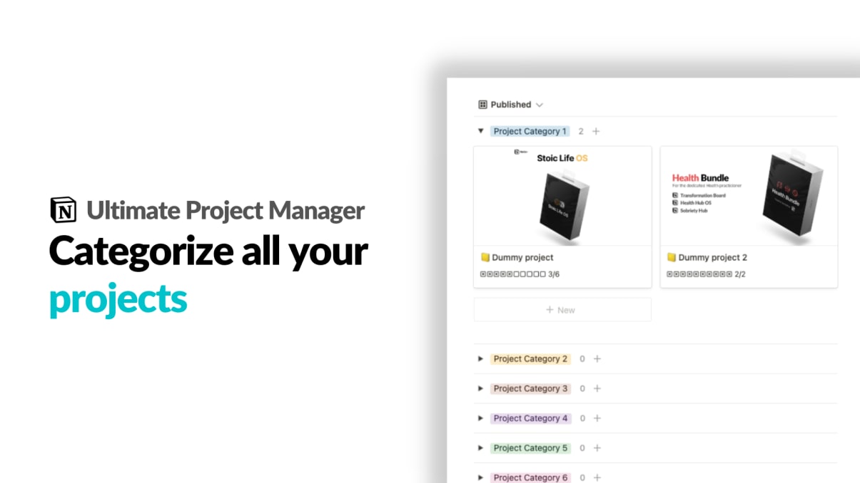 Ultimate Project Manager | Prototion | Buy Notion Template