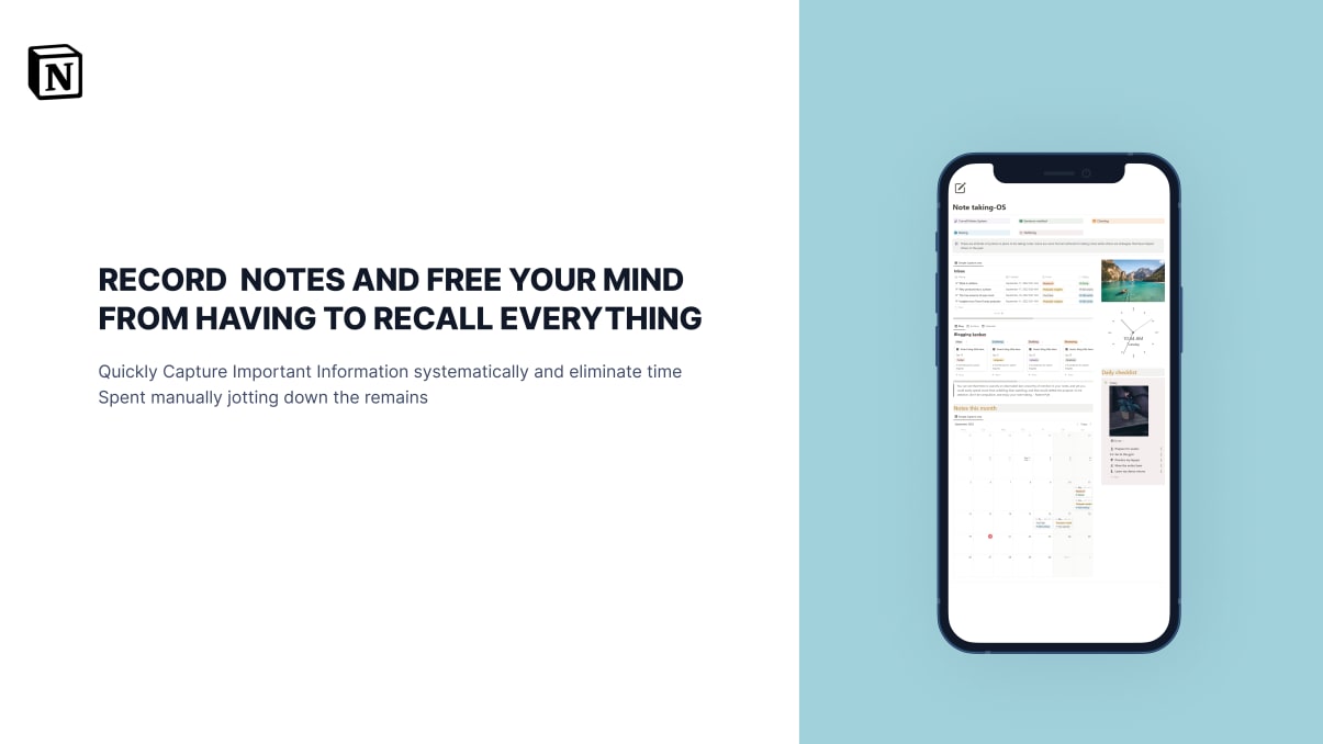Note-taking OS | Prototion | Buy Notion Template