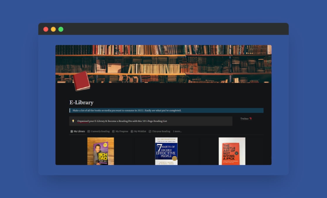 Book Os | Prototion | Buy Notion Template