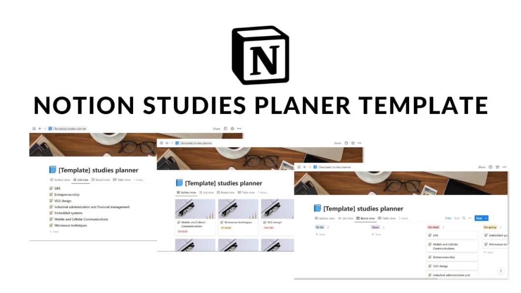 Notion Studies Planner | Prototion | Buy Notion Template