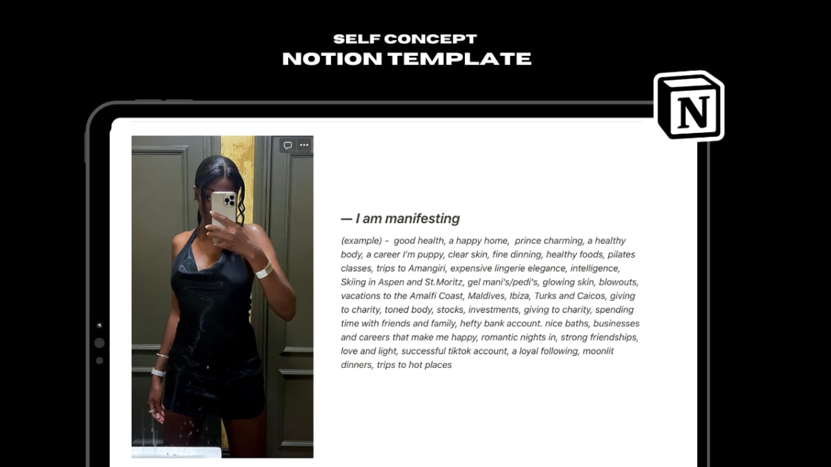 Self Concept | Prototion | Buy Notion Template