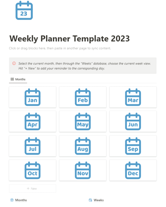 Weekly Planner | Prototion | Buy Notion Template