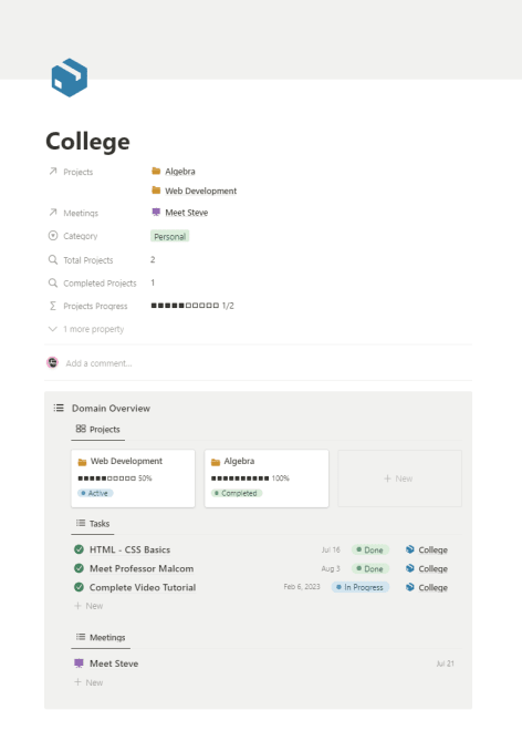 Standard Productivity | Prototion | Buy Notion Template
