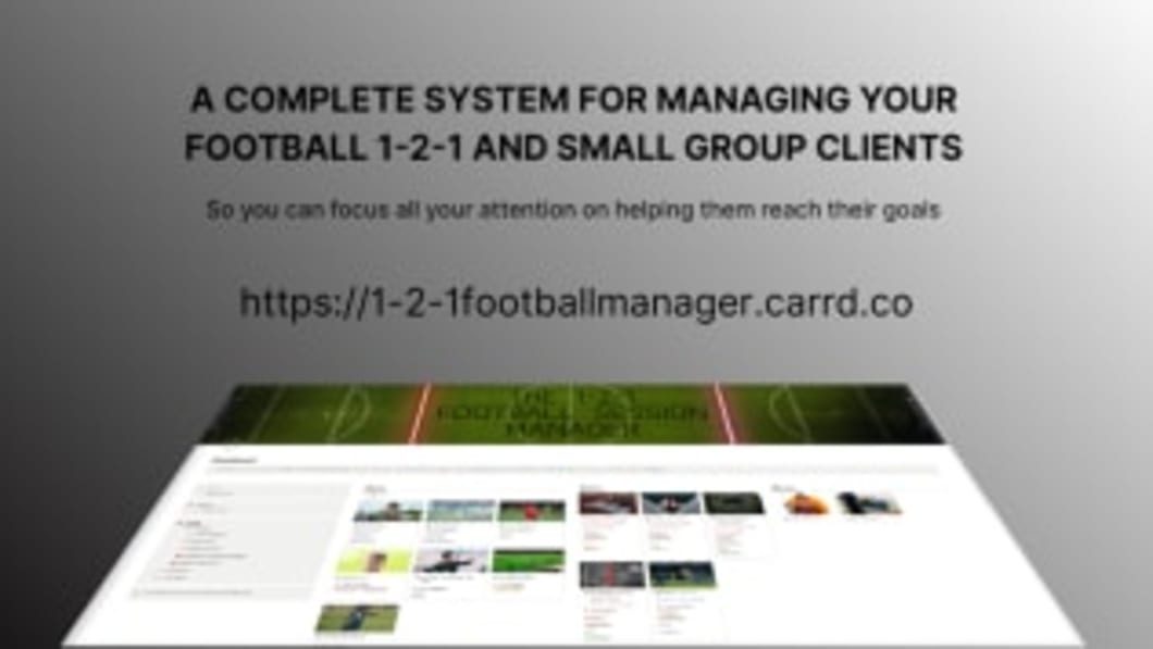 The 1-2-1 Football Session Manager
