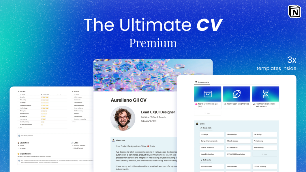 The Ultimate CV Template Premium 3x the-ultimate-cv-template-premium-3x