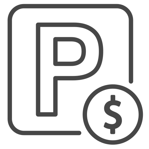 Paid parking on premises