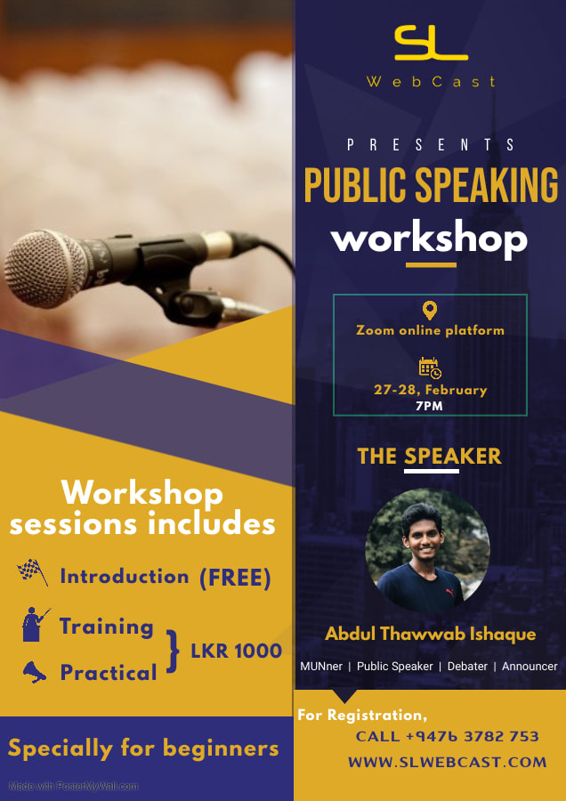 Public Speaking Workshop February’21