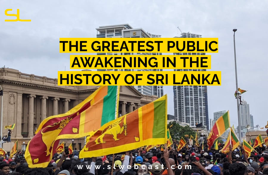 El mayor despertar público de la historia de Sri Lanka