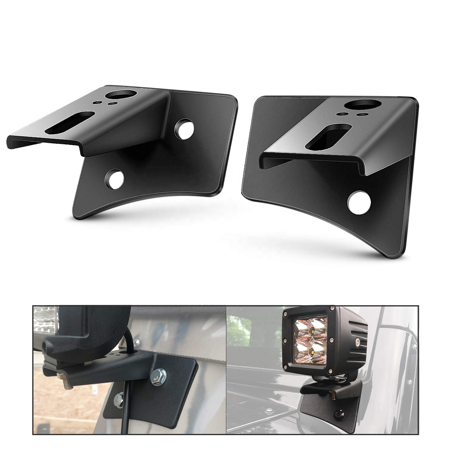JK Single light A pillar Bracket