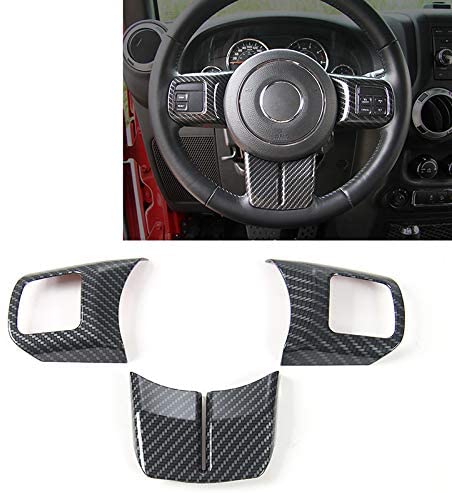 JK 3pc Steering Wheel trim CF
