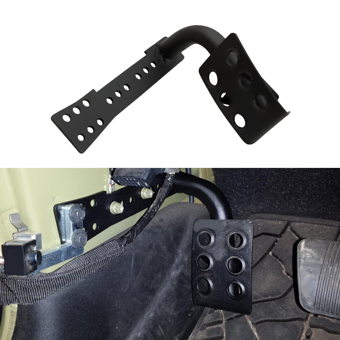 JK Dead Pedal Black