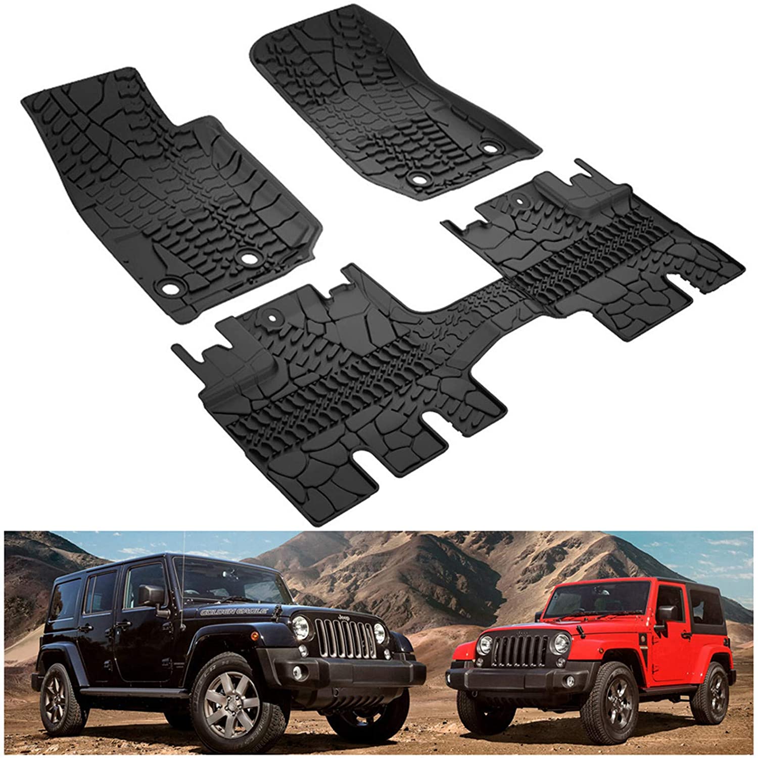 JK 4D Floor Mats