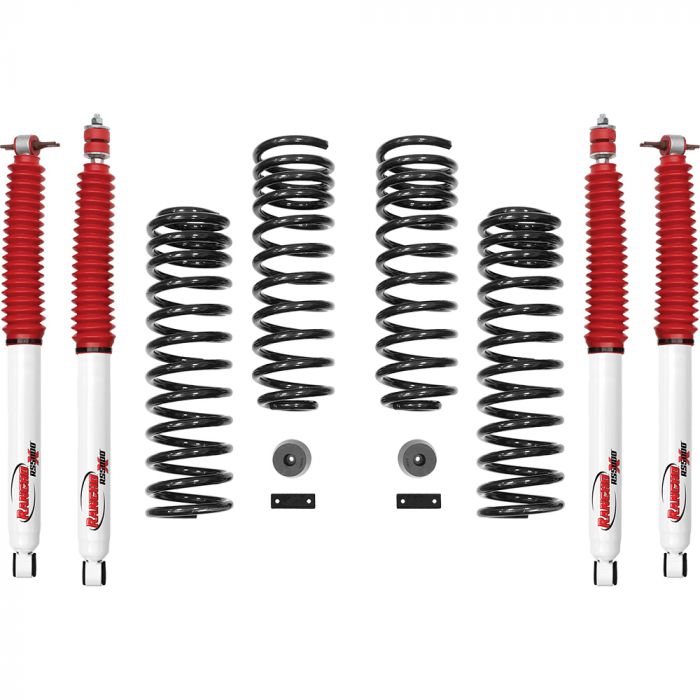 Rancho Suspension Lift Kit 2" Sport With RS5000X Shock Absorbers 4-Door Jeep Wrangler JK 2007-2018