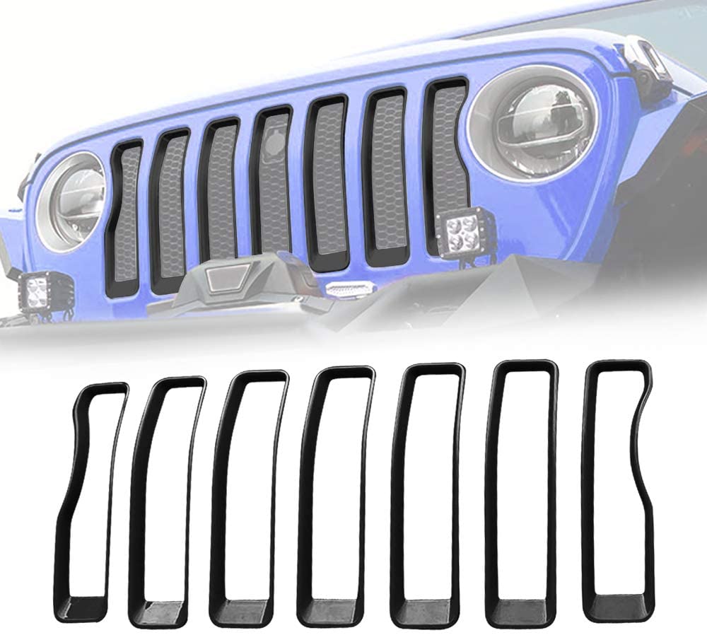 JL 7pcs Grill Inserts Black