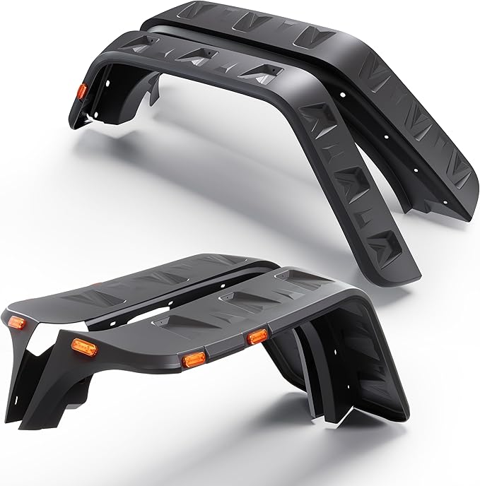 JK Flat Fender with LED Pocket Style