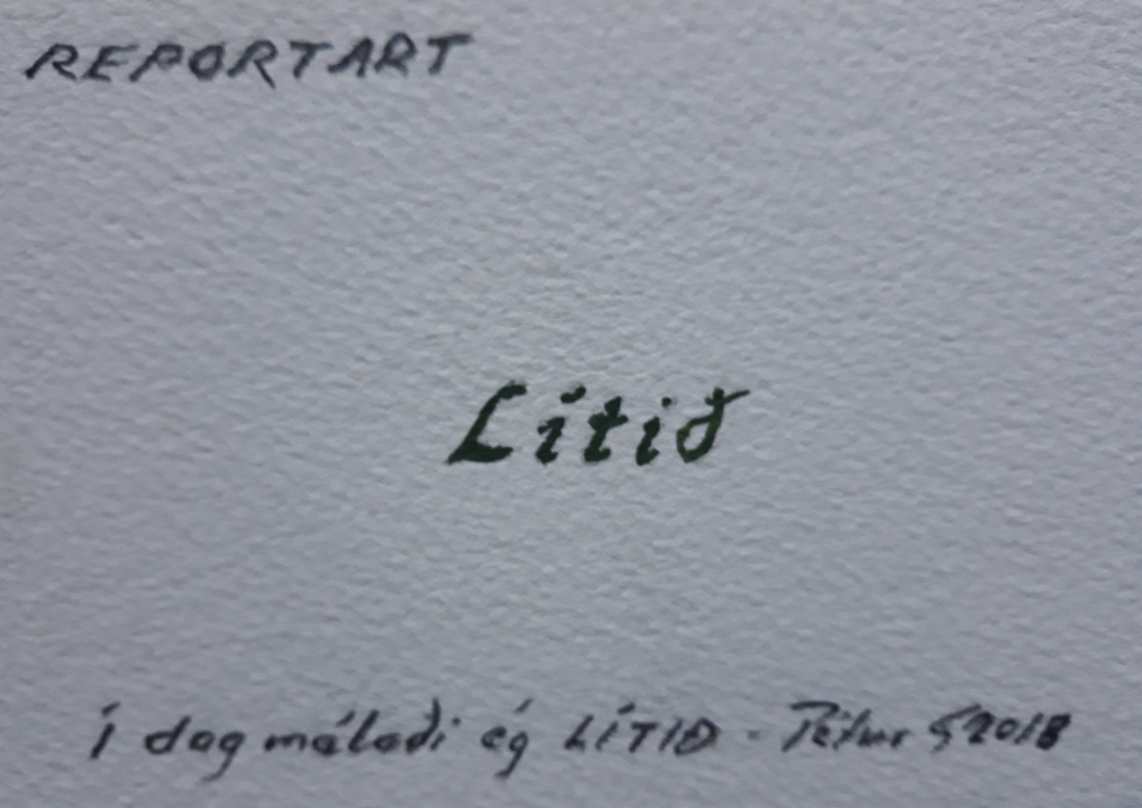 image named Í dag málaði ég LÍTIÐ  from 2018