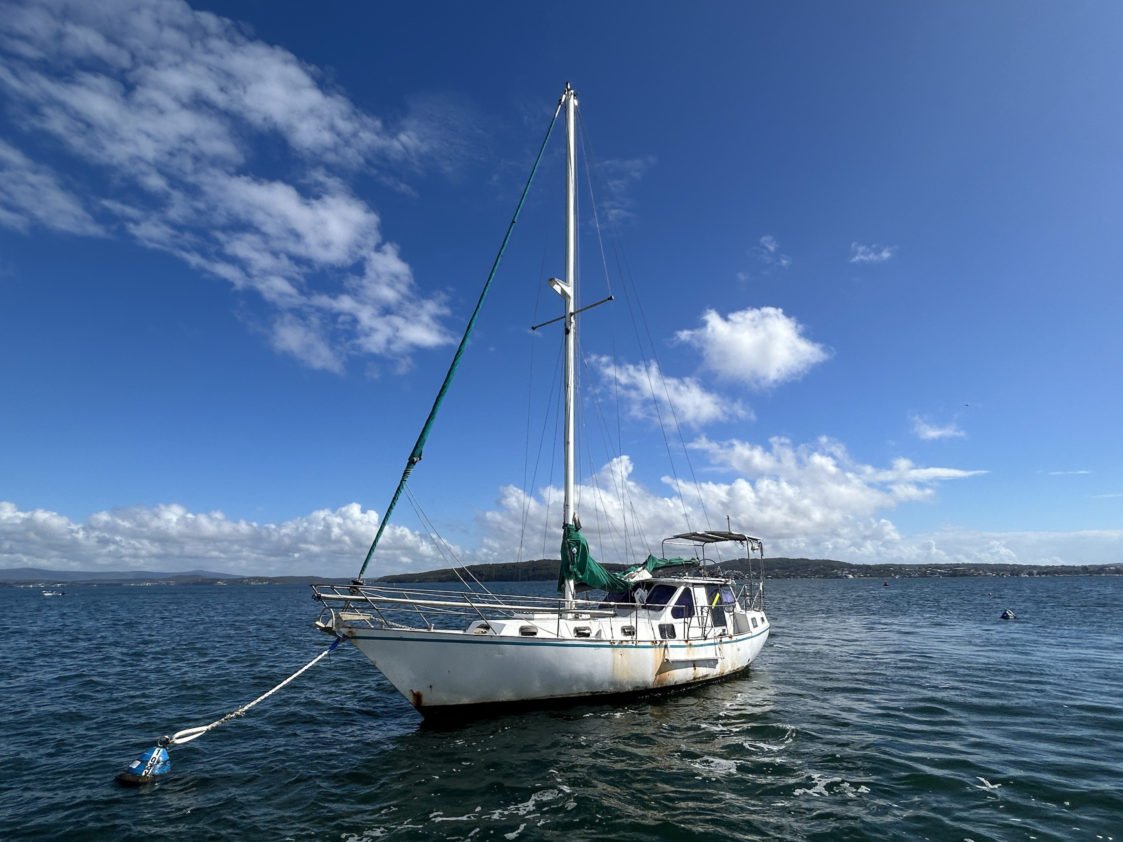 Custom Built Sloop Rigged Sailing Vessel (Abandoned Vessel)