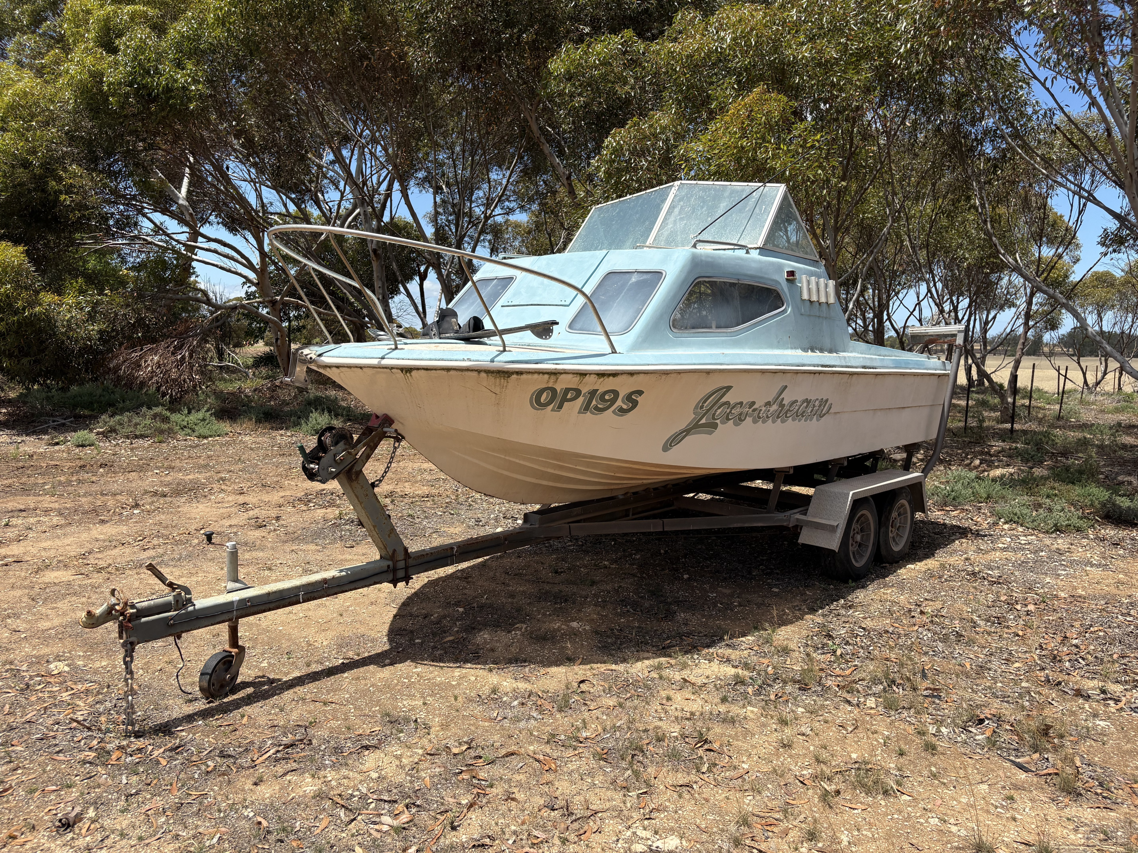 Fishing Boat on Trailer