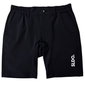 CODURA(R) NYLON 4WAY STRETCH ハーフパンツ FRONT BACK ZIP LOGO