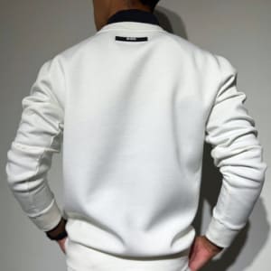 ライト ダブルニットプルオーバー 3D SHADOW LOGO/WHITE (UNISEX)