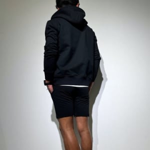 【EXTRA SERIES】ライトウェイト スウェットハーフパンツ MINIMUM LOGO/BLACK